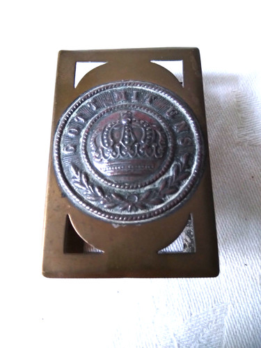 Antique german wwi brass vesta - wwi,