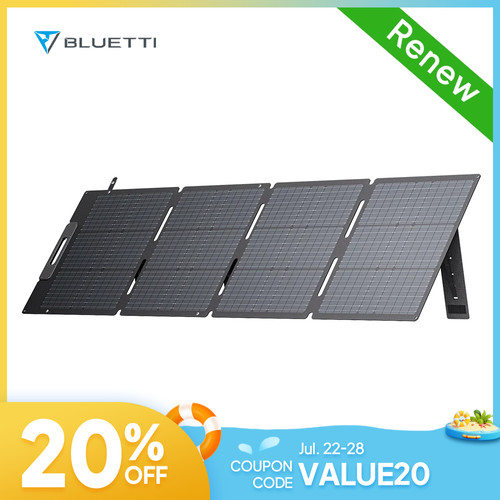 Bluetti pv200 200w solar panel - bluetti,