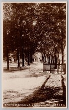 IBSTOCK Church Avenue, Leicestershire RP Postcard Unused