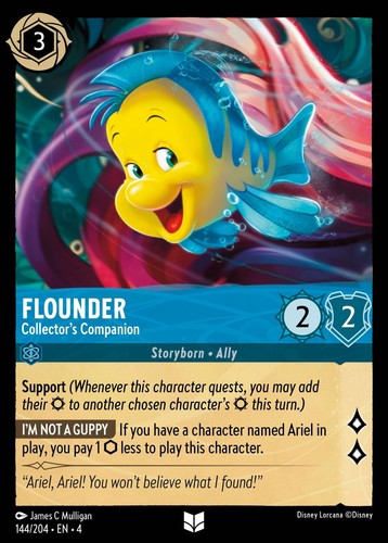 144 204 flounder - flounder, collector's