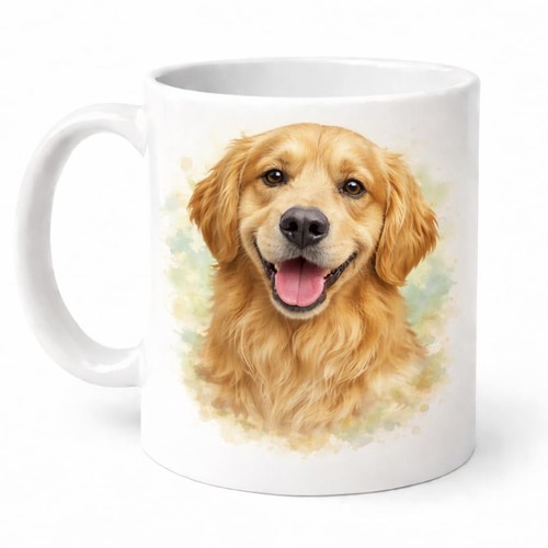 Golden retriever mug brew - retriever, crew