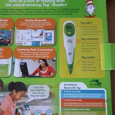 LeapFrog Tag Reading System Story Book & Tag reader Set: Ozzie & Mack 4-8 Years