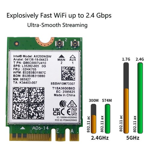 Ax200ngw wifi intel wireless - ax200ngw, 6