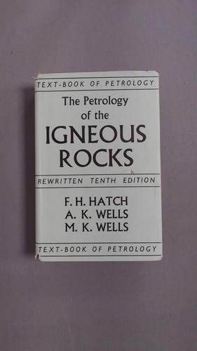 The petrology - of, igneous
