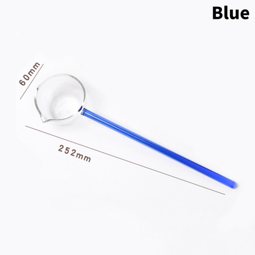 Borosilicate glass spoon with - borosilicate,