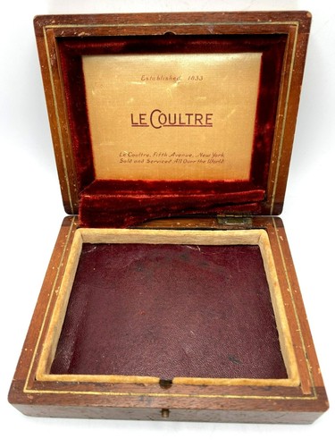 Lecoultre wooden watch box - watch,