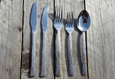 Vintage WEBBER & HILL Continental (Bark) Stainless Steel Cutlery Various Pieces