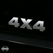 Lettering kit '4X4' in Silver for offroad pickup decal sticker subaru 4WD isuzu