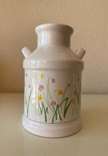 Ceramic Milk Can Crock Vase