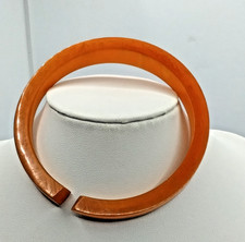 Vintage Amber Bakelite Bangle