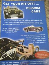 PILGRIM CARS GET YOUR KIT OFF TURNKEY CARS SUMO COBRA ADVERT A4 FILE 21