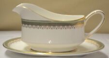 Royal Albert Paragon Kensington Gravy Sauce Boat Jug and Underplate Stand 1984