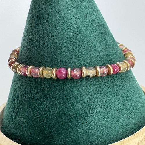 Lola rose bracelet - pink, green