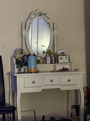 White modern dressing - modern, table