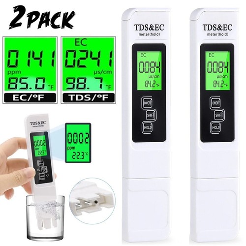 2pc tds meter 9990ppm - meter, 0-9990ppm