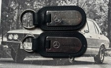 Two Genuine Mercedes-benz Keyring Keychain Keyfob E230 190E E350 S550 S350 A190E