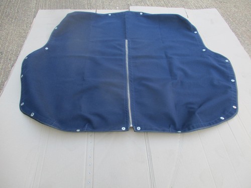 Blue mohair tonneau cover - blue,