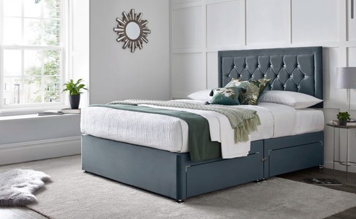 Orthopaedic divan bed set with - orthopaedic,