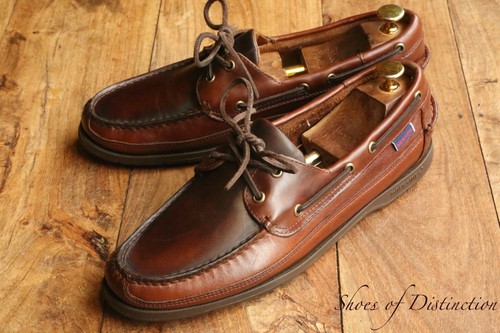 Sebago tan brown leather - sebago, boat