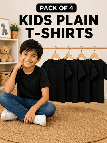 Pack kids plain t shirts - of,
