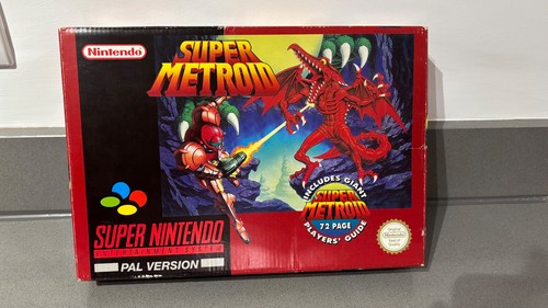Super metroid big box snes - super,