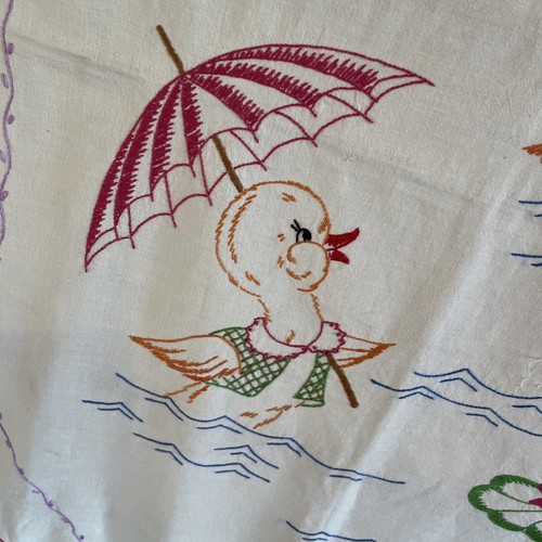 Vtg baby child sheet - vtg,