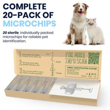 20x Pet Microchips Cats Dogs |