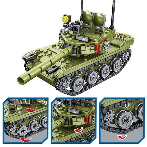 336pcs military tank building - 336pcs,
