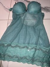 SOLEIL SUCRE WOMENS LACE LINGERIE medium mint, green ￼