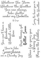 Card-io SENTIMENTS Combination COLLECTIONS A6 Clear Stamps EVERYDAY