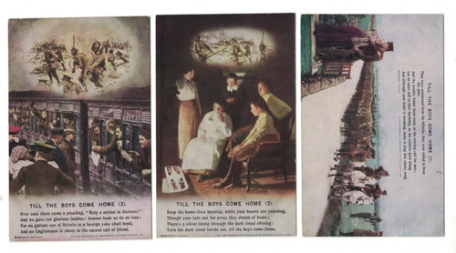 Bamforth ww1 song postcards - ww1,