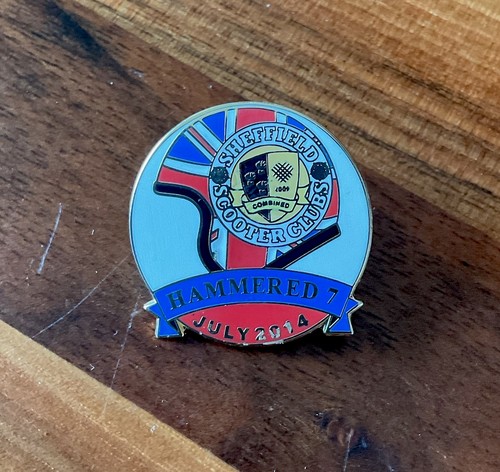 Rare scooter pin badge - rare,