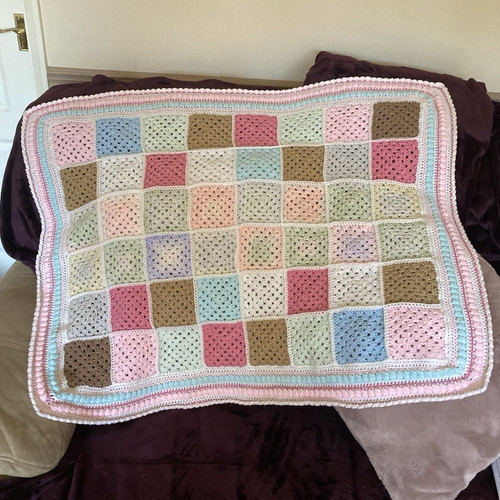 Multicolour crochet patchwork - multicolour,