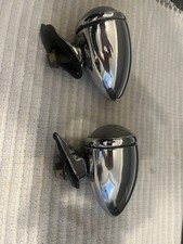 Pair Of Genuine Vintage Classic Lucas 1142 Side Lights. Chromed. 