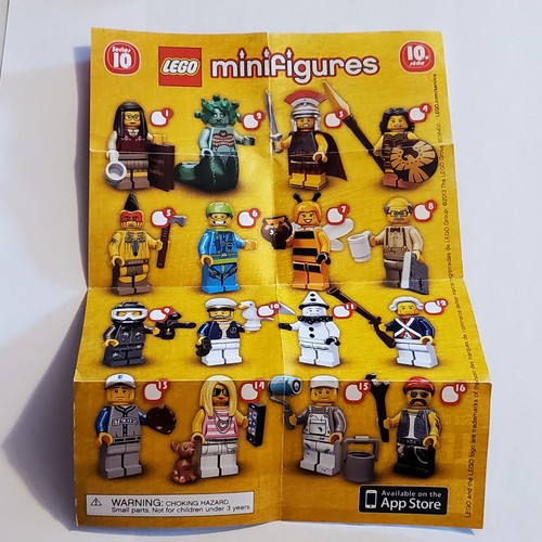 Lego minifigures series - lego, 10