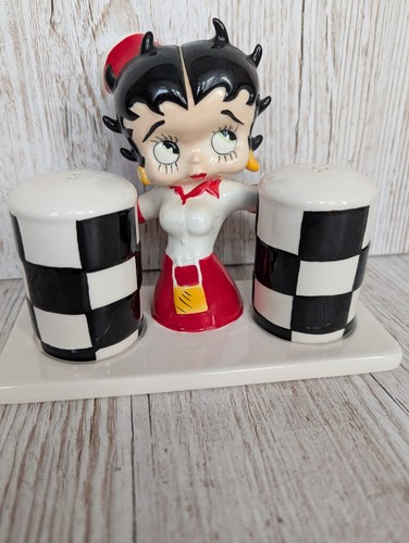 Betty boop ceramic salt and - betty,