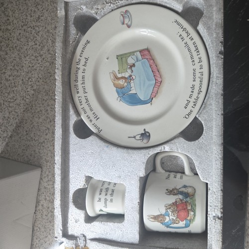 Wedgwood peter rabbit piece - peter, 3-piece