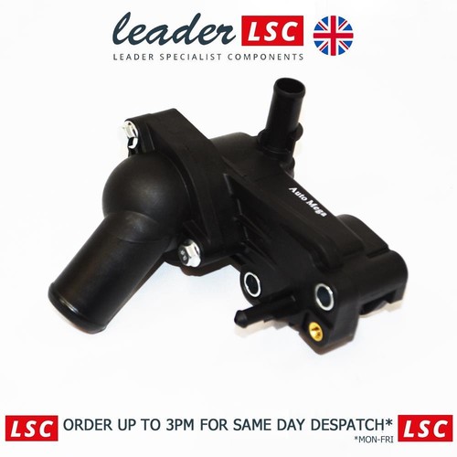 Coolant thermostat and housing - and,