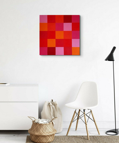Modern painting stretched - modern,