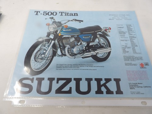 Suzuki 500 titan - t, /