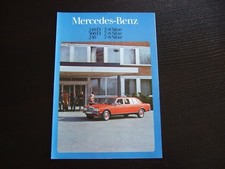 MERCEDES BROCHURE 240D 300D