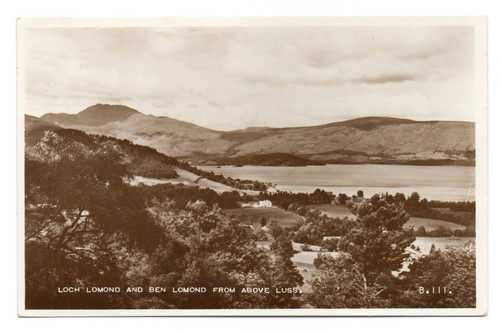 Vintage loch lomond - lomond, postcard