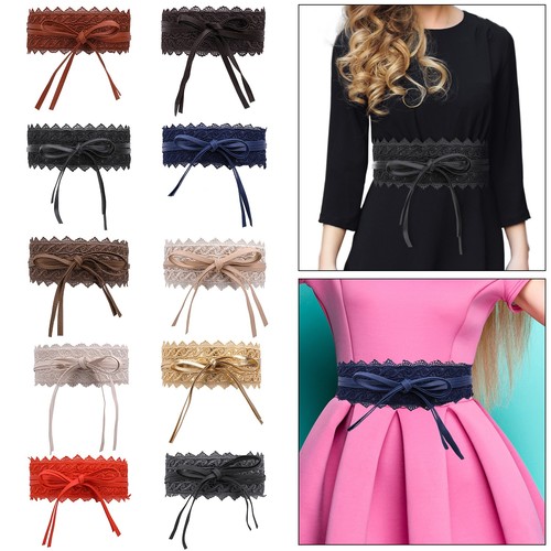 Women obi belt wide lace - obi,
