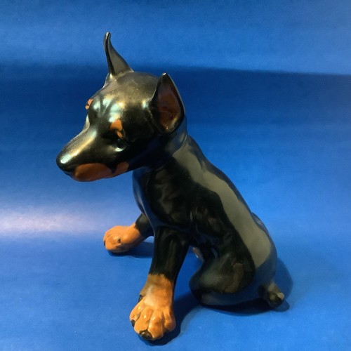 Goebel doberman puppy figurine - goebel,