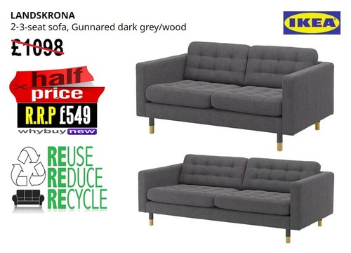 Rrp 1098 ikea landskrona - rrp:£1098,