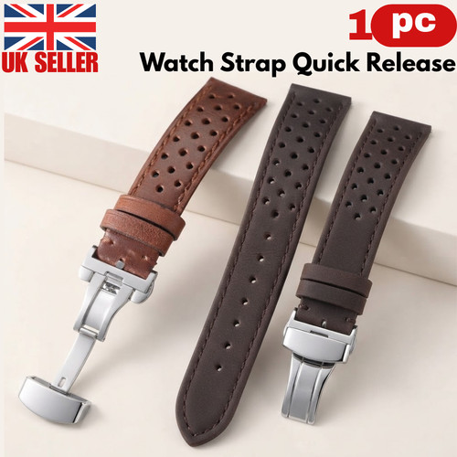 18mm 20mm 22mm cowhide genuine - 18mm,