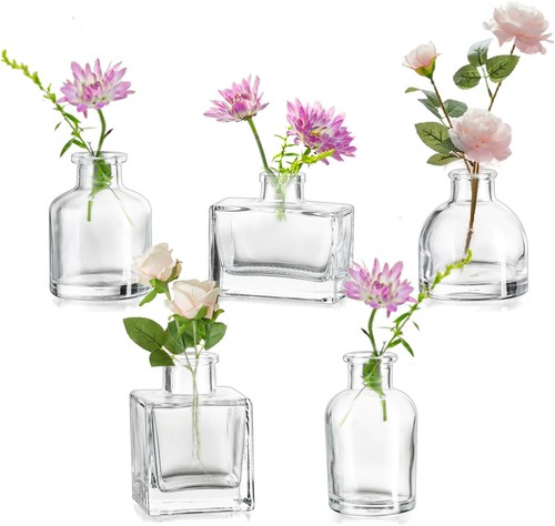 Hewory glass bud vases for - glass,