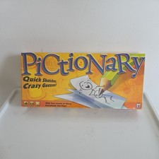 Pictionary Mattel 2010 Board Game Age 8+ BNIB Factory Sealed, Perfect Xmas Gift