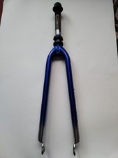 road bike front forks steel 700c 1'' threaded steel used caliper brake straight