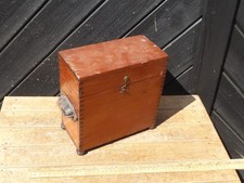 Vintage Wooden Box with finger